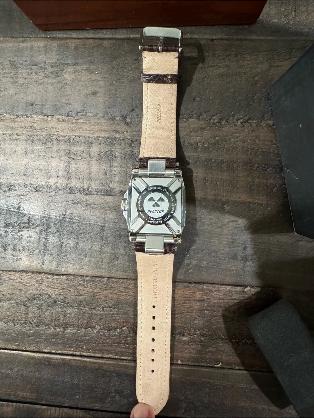 Reactor Fusion 95319 Men’s Stainless Steel Dive Watch (100M) With Purple Face
